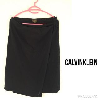 カルバンクライン(Calvin Klein)のcalvinklein巻きスカート(ひざ丈スカート)