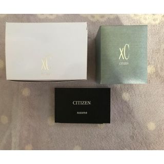 シチズン(CITIZEN)のxC 空箱(その他)