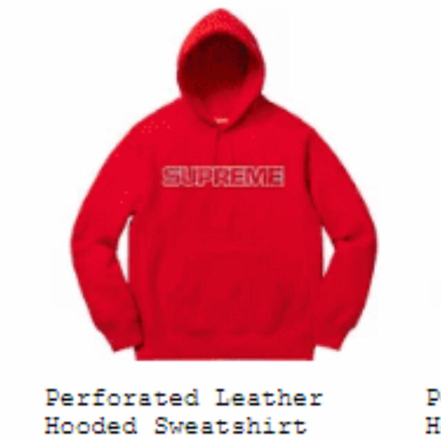 Supreme(シュプリーム)のSupreme Hooded Sweatshirt  Red メンズのトップス(パーカー)の商品写真