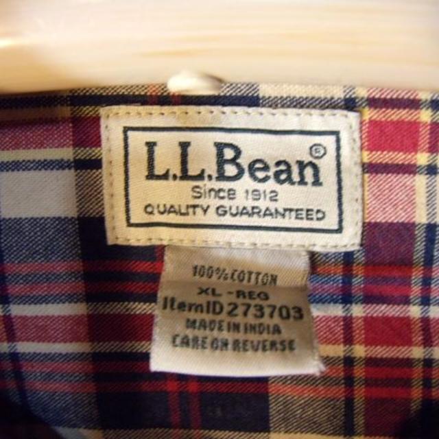 L.L.Bean(エルエルビーン)の1298　エルエルビーン　美品　大きめコーデ　長袖　チェック　シャツ　人気 メンズのトップス(シャツ)の商品写真