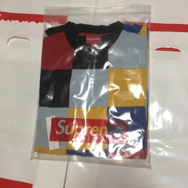 【Sサイズ送料込】supreme Patchwork Pique Tee RED