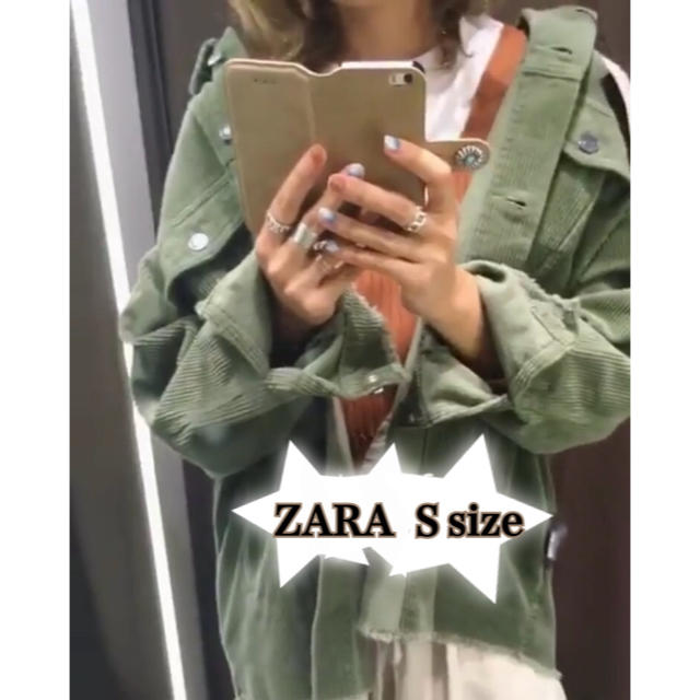 zara  コーデュロイジャケット s