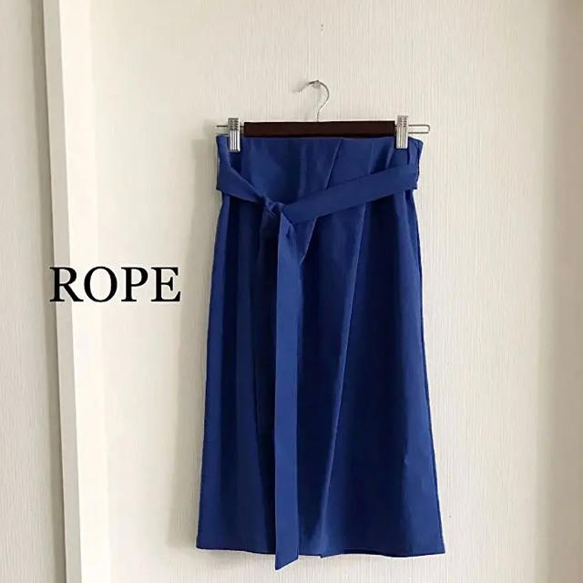 ROPE’(ロペ)の美品♡ROPE ロペ   スカート  ロイヤルブルー レディースのスカート(ひざ丈スカート)の商品写真