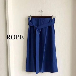 ロペ(ROPE’)の美品♡ROPE ロペ   スカート  ロイヤルブルー(ひざ丈スカート)