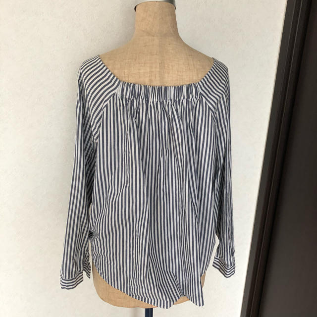 yoko コラボ♡ 2way ストライプ カットソー レディースのトップス(シャツ/ブラウス(長袖/七分))の商品写真