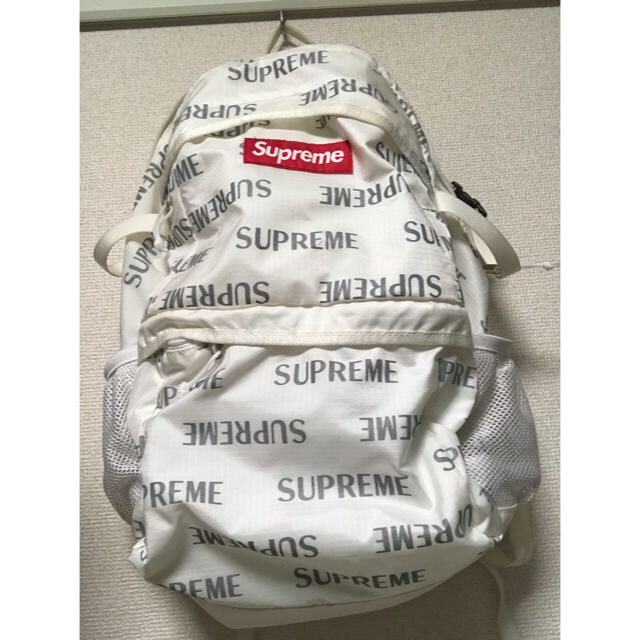 supreme 16aw バックパック  whiteメンズ