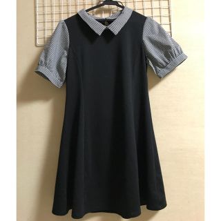 マジェスティックレゴン(MAJESTIC LEGON)の半袖ミニ ワンピース MAJESTIC LEGON(ミニワンピース)