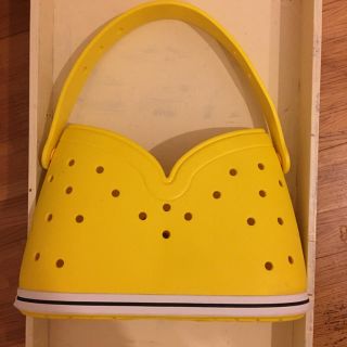 クロックス(crocs)のクロックス シューズ型バック イエロー(ハンドバッグ)