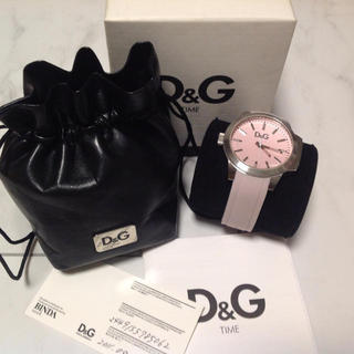 ドルチェアンドガッバーナ(DOLCE&GABBANA)の♡あや様♡D＆G♡pink watch♡(腕時計)