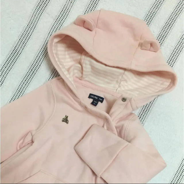 babyGAP(ベビーギャップ)のはるか様専用 baby GAP カバーオール 6ヶ月 12ヶ月 ピンク クマ キッズ/ベビー/マタニティのベビー服(~85cm)(カバーオール)の商品写真