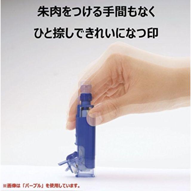 シヤチハタ ワンタッチ式印鑑ホルダー  ミッキー  インテリア/住まい/日用品の文房具(印鑑/スタンプ/朱肉)の商品写真