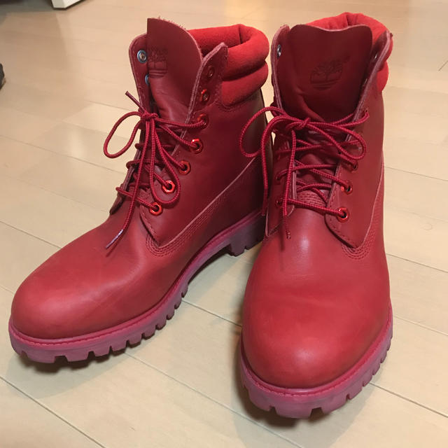 Timberland(ティンバーランド)のティンバーランド  赤  レッド  27センチ メンズの靴/シューズ(ブーツ)の商品写真