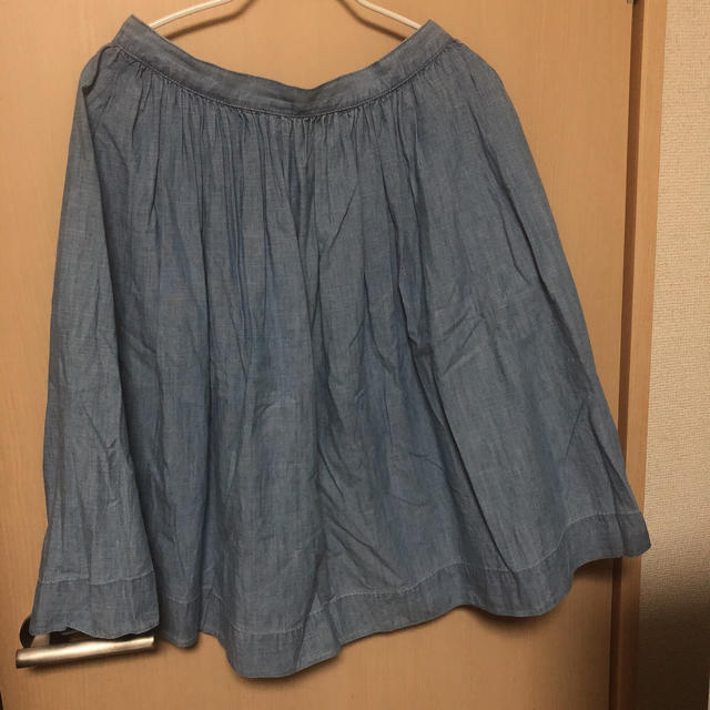 MUJI (無印良品)(ムジルシリョウヒン)の衣替え割！ 無印良品 デニムスカート レディースのスカート(ひざ丈スカート)の商品写真