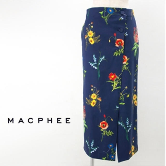 TOMORROWLAND(トゥモローランド)のTOMORROWLAND MACPHEE フラワープリント ペンシルスカート レディースのスカート(ロングスカート)の商品写真