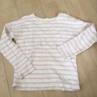 プチバトー(PETIT BATEAU)のプチバトー ボーダーロンT 126 (Tシャツ/カットソー)