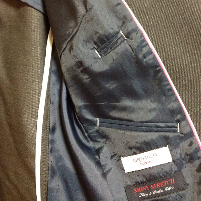 ⁂グレー無地ストレッチスーツ⁂ レディースのフォーマル/ドレス(スーツ)の商品写真
