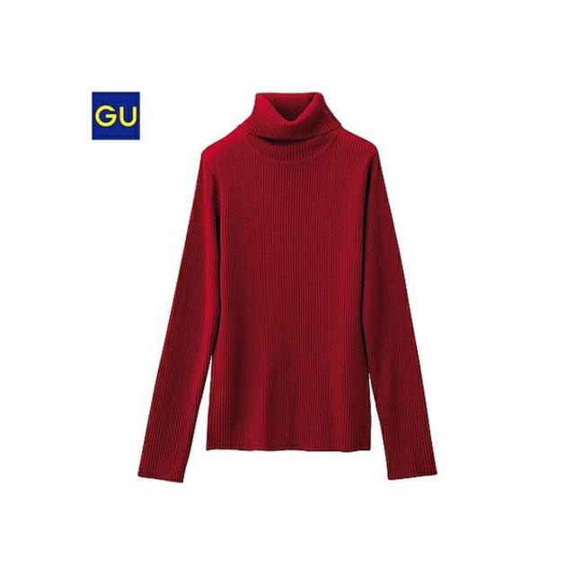 GU(ジーユー)の（GU）リブタートルセーター（長袖） レディースのトップス(ニット/セーター)の商品写真