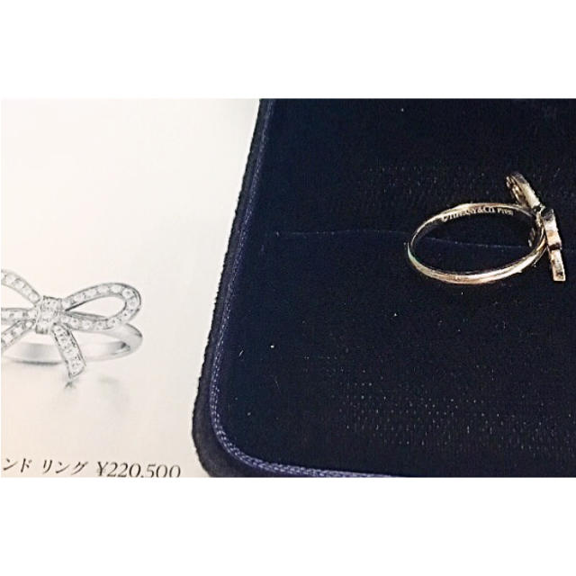 Tiffany & Co.(ティファニー)の早い者勝ち♡正規品♡ティファニー♡フルダイヤリボンリング♡バイザヤード/ブレス レディースのアクセサリー(リング(指輪))の商品写真