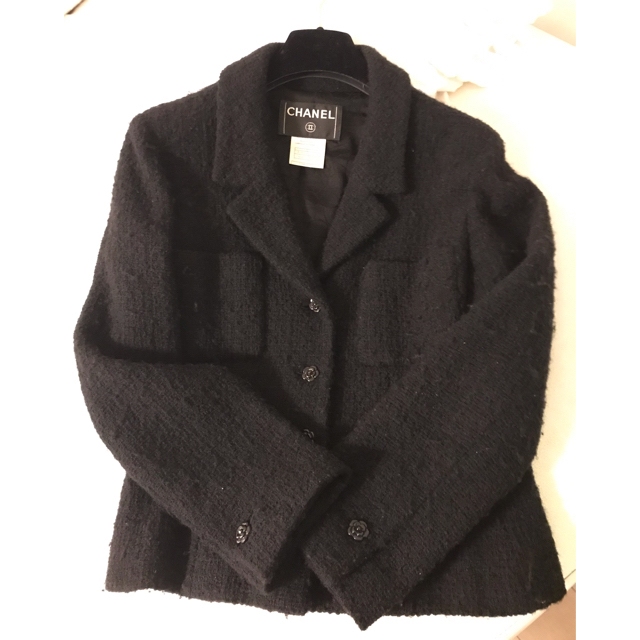 定価53万 CHANEL 直営店購入 アンゴラジャケット 36 - テーラード