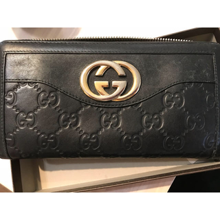 グッチ(Gucci)のGGマーク★人気黒(財布)