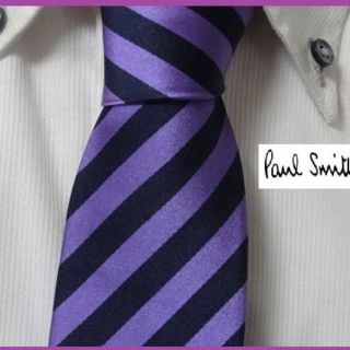 ポールスミス(Paul Smith)の美品★ポールスミス★ナロータイ★高級ストライプネクタイ★クリーニング済★(ネクタイ)