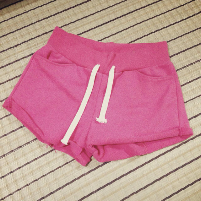 スウェットショートパンツ♡ピンク レディースのパンツ(ショートパンツ)の商品写真