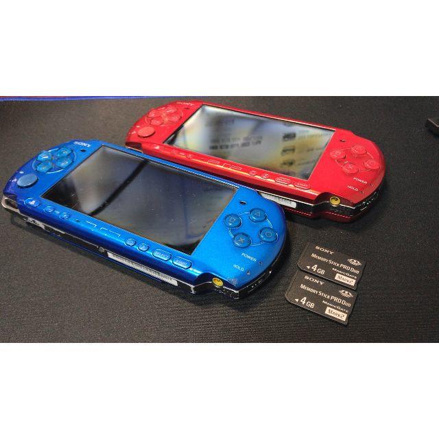 PSP3000 ２台＋メモリースティック4Gセット ジャンク