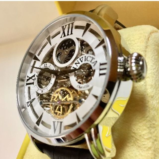INVICTA(インビクタ)のInvicta インビクタ★ムーンフェイズ★オートマチック★４７ｍｍ★１２万円 メンズの時計(腕時計(アナログ))の商品写真