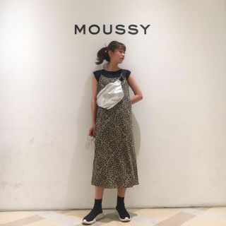 マウジー(moussy)のMOUSSY レオパード キャミワンピース(ひざ丈ワンピース)