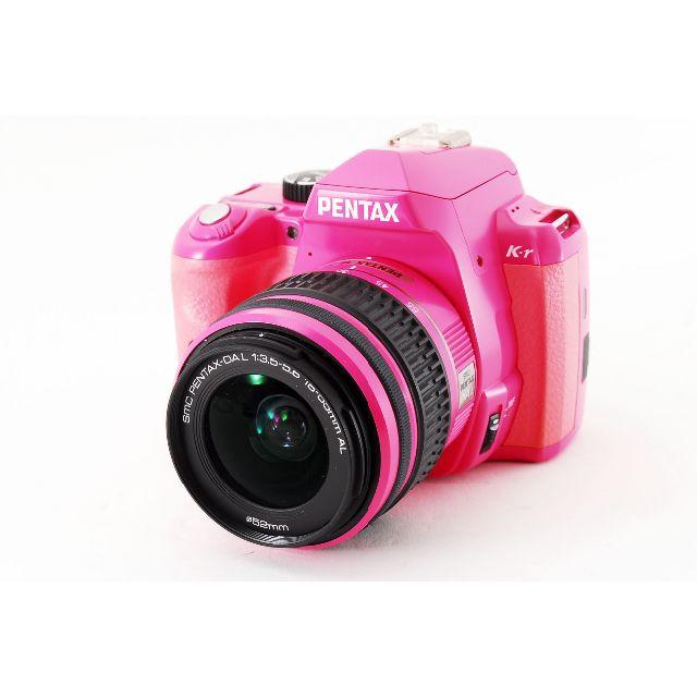PENTAX(ペンタックス)のかわいいピンクボディ☆Pentax K-r レンズキット☆初心者にオススメ スマホ/家電/カメラのカメラ(デジタル一眼)の商品写真