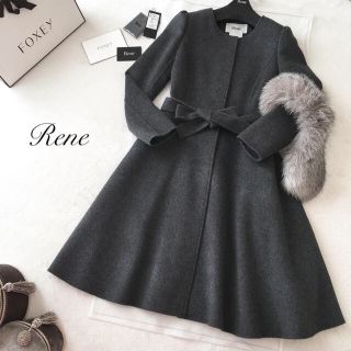 ルネ(René)の50%off♡希少2016 Rene ルネ 最高級アンゴラ100% コート27万(ロングコート)