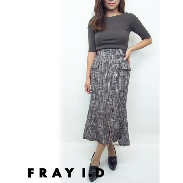 FRAY I.D(フレイアイディー)のFRAY I.D アシメヘムタイトスカート レディースのスカート(その他)の商品写真