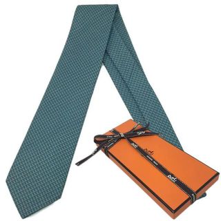 エルメス(Hermes)のエルメス 645815T ネクタイ ジップブルー(ネクタイ)