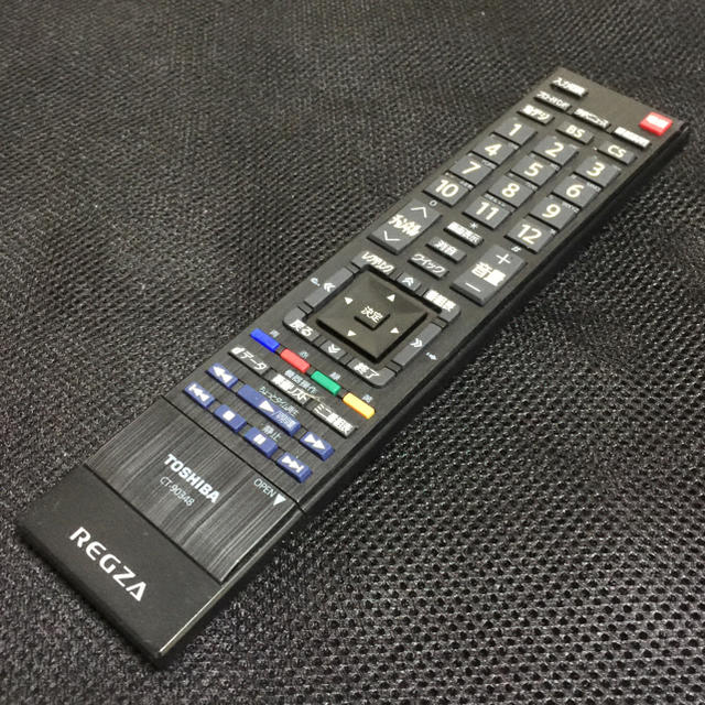 東芝(トウシバ)のTOSHIBA テレビ リモコン ct-90348 スマホ/家電/カメラのテレビ/映像機器(テレビ)の商品写真