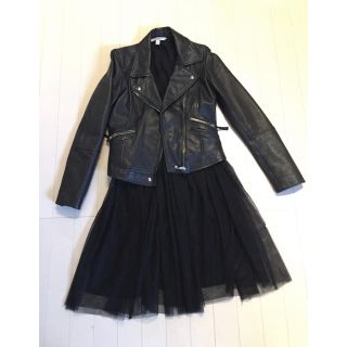 ザラ(ZARA)の値下げしました！ZARA 本革ライダースジャケット(ライダースジャケット)