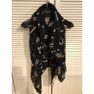 サンローラン(Saint Laurent)の希少！サンローラン 16SS 音符ストール新品！(ストール)