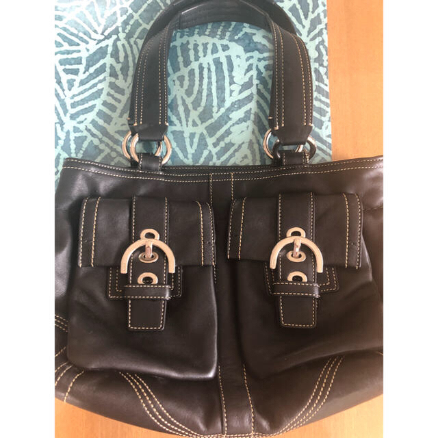 【美品】COACH  レザー ハンドバッグ