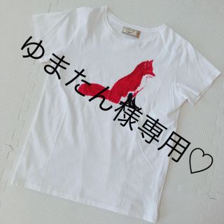 メゾンキツネ(MAISON KITSUNE')のMAISON KITSUNE♡キツネ柄Tシャツ(Tシャツ(半袖/袖なし))