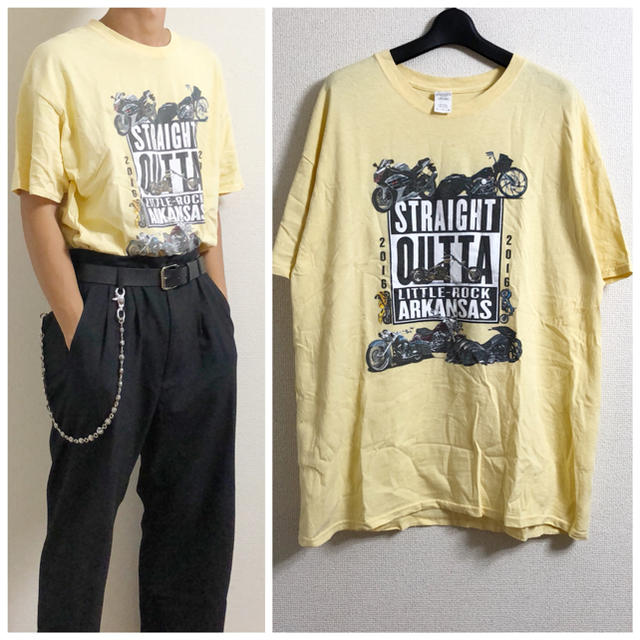 STUSSY(ステューシー)のused BIKER LIVES MATTER Tシャツ US古着 原宿 下北沢 メンズのトップス(Tシャツ/カットソー(半袖/袖なし))の商品写真