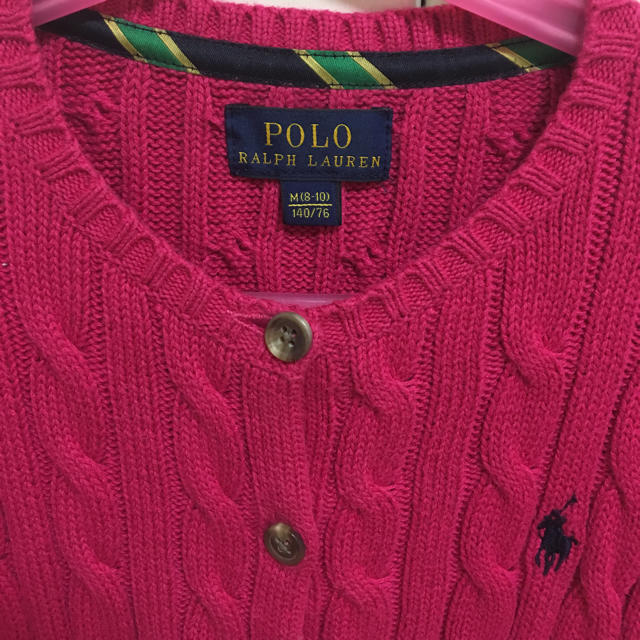 Ralph Lauren(ラルフローレン)のラルフローレン カーディガン キッズ/ベビー/マタニティのキッズ服女の子用(90cm~)(カーディガン)の商品写真