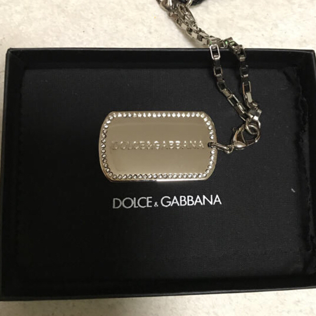 DOLCE&GABBANA(ドルチェアンドガッバーナ)の【販売証明書付き】D&G ドッグタグネックレス メンズのアクセサリー(ネックレス)の商品写真