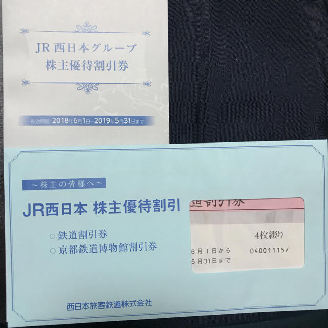 その他ＪＲ西日本 株主優待割引券