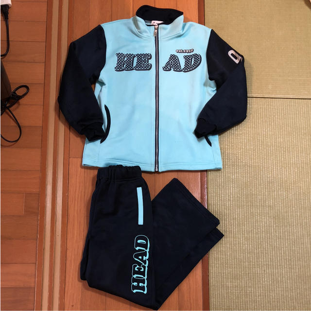 HEAD(ヘッド)のヘッド  HEAD  ジャージ上下  サイズ140   セットアップ キッズ/ベビー/マタニティのキッズ服女の子用(90cm~)(ジャケット/上着)の商品写真