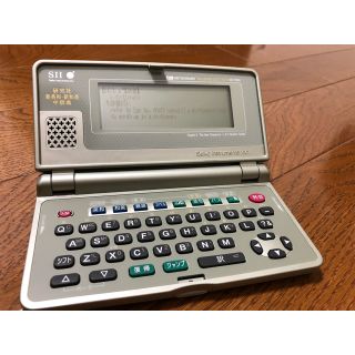 セイコー(SEIKO)の★値下げ★セイコー音声電子辞書 SII SD-7000 (電子ブックリーダー)