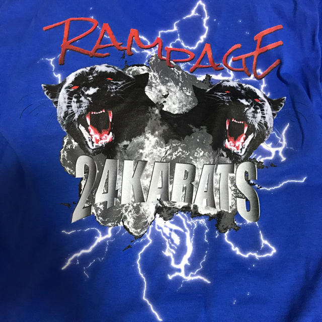 24karats - RAMPAGE(ランページ)青長袖Tシャツの通販 by ずな's shop