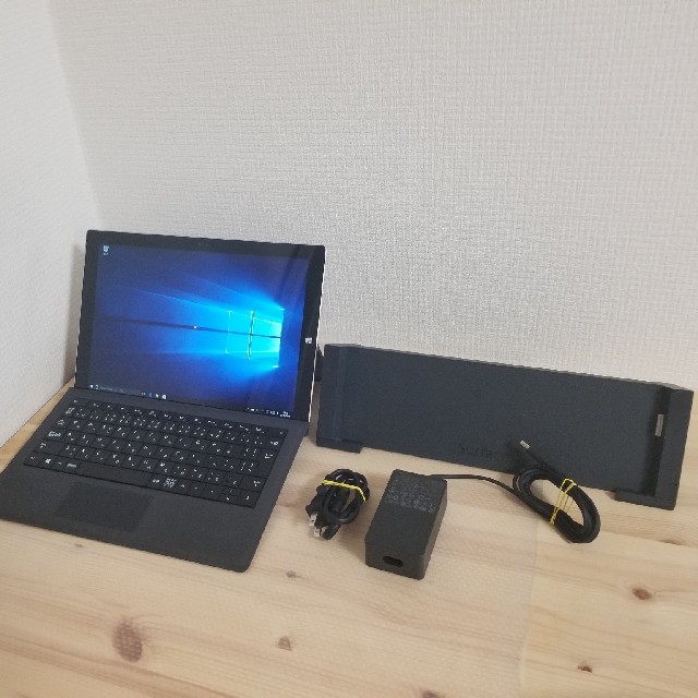 スマホ/家電/カメラSurface Pro3 (i5/4G/128G/Win10/カバー、ドック付)