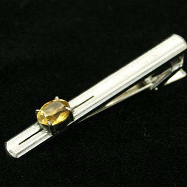 タイピン オレンジCZダイヤ SUN EAGLEPAT.A SILVER 刻印の通販 タイピン オレンジCZダイヤ SUN EAGLEPAT.A SILVER 刻印の通販
