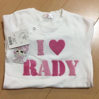 レディー(Rady)のI♡Rady ちびトレーナーワンピース(ワンピース)