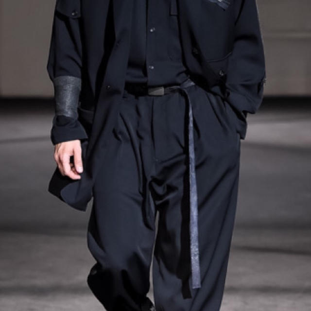 yohji yamamoto pour homme ヒビ割れロングベルト 新着商品 - www