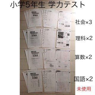 学力 テスト 小学 5年生 模擬テスト 問題 解答 勉強 学習 受験 小学校